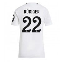 Real Madrid Antonio Rudiger #22 Fotballklær Hjemmedrakt Dame 2024-25 Kortermet